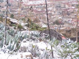 Ciudad de Mula con Nieve 2006